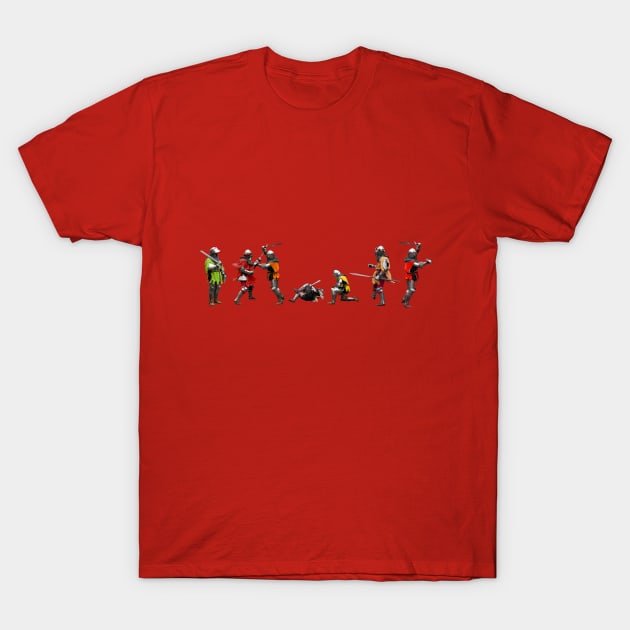 Knight Fighting Battle T-Shirt by holidaystore